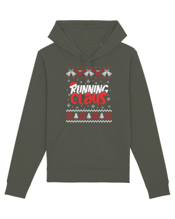 in stil ugly sweater - Running claus Khaki