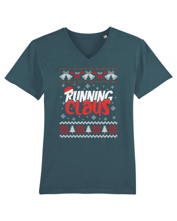 in stil ugly sweater - Running claus Stargazer