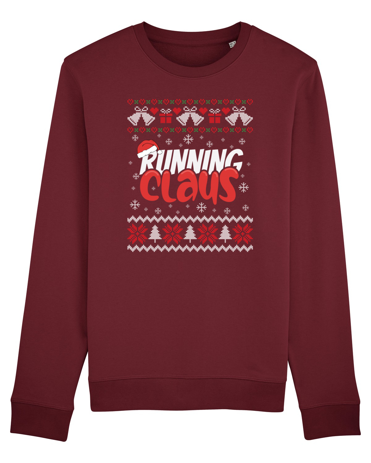 Bluză mânecă lungă Unisex Rise Burgundy