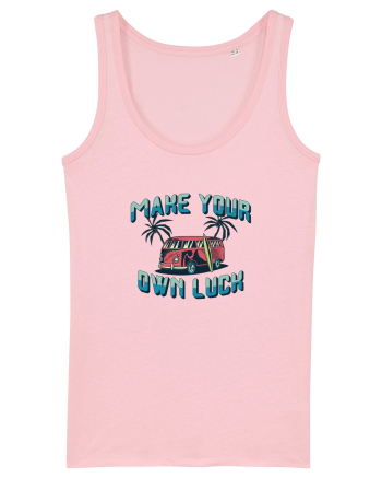 Make your Own Luck Van Surfing Cotton Pink
