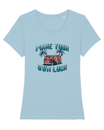 Make your Own Luck Van Surfing Sky Blue