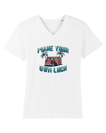 Make your Own Luck Van Surfing White