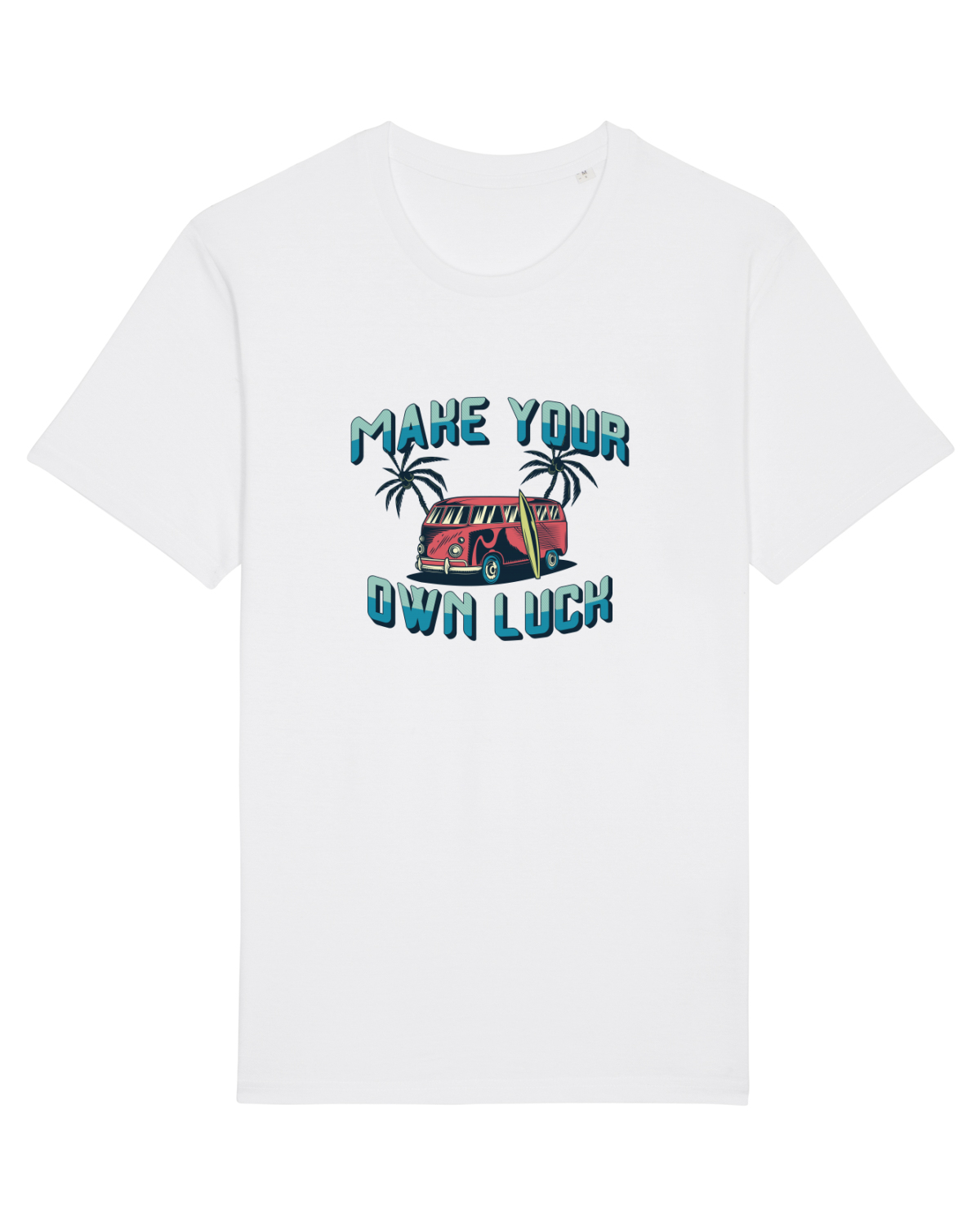 Tricou mânecă scurtă Unisex Rocker White