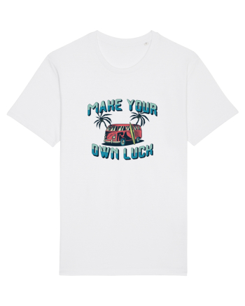 Make your Own Luck Van Surfing White