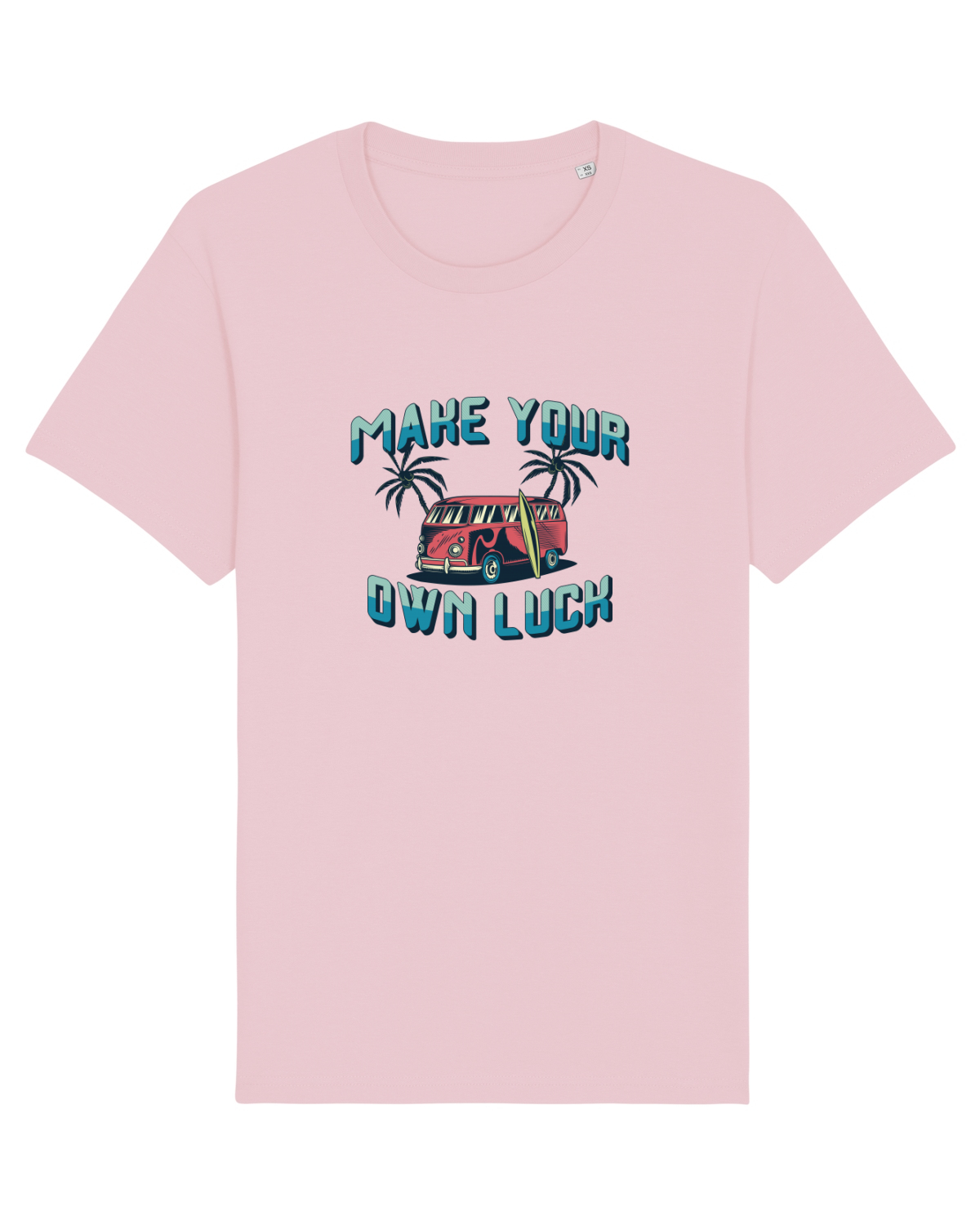 Tricou mânecă scurtă Unisex Rocker Cotton Pink