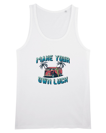Make your Own Luck Van Surfing White