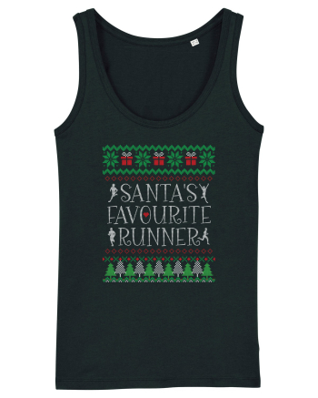 Pentru alergatori - Santa's favourite runner Black