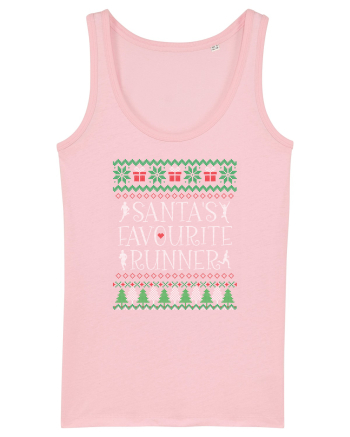 Pentru alergatori - Santa's favourite runner Cotton Pink