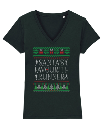 Pentru alergatori - Santa's favourite runner Black