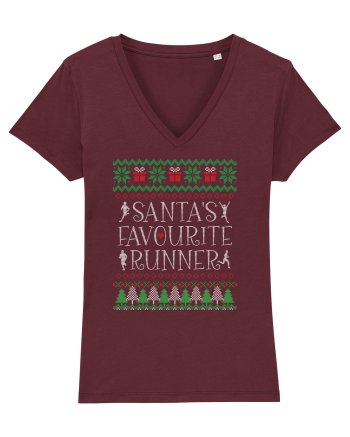 Pentru alergatori - Santa's favourite runner Burgundy