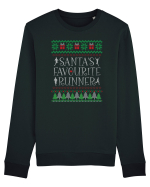 Pentru alergatori - Santa's favourite runner Bluză mânecă lungă Unisex Rise