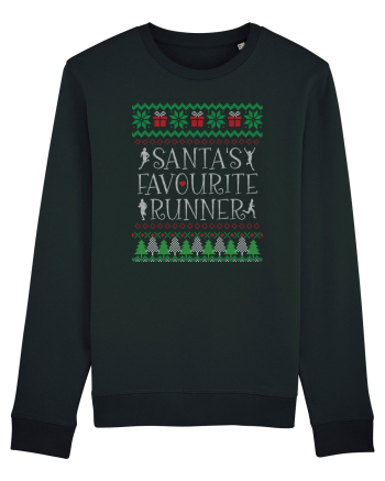 Pentru alergatori - Santa's favourite runner Black