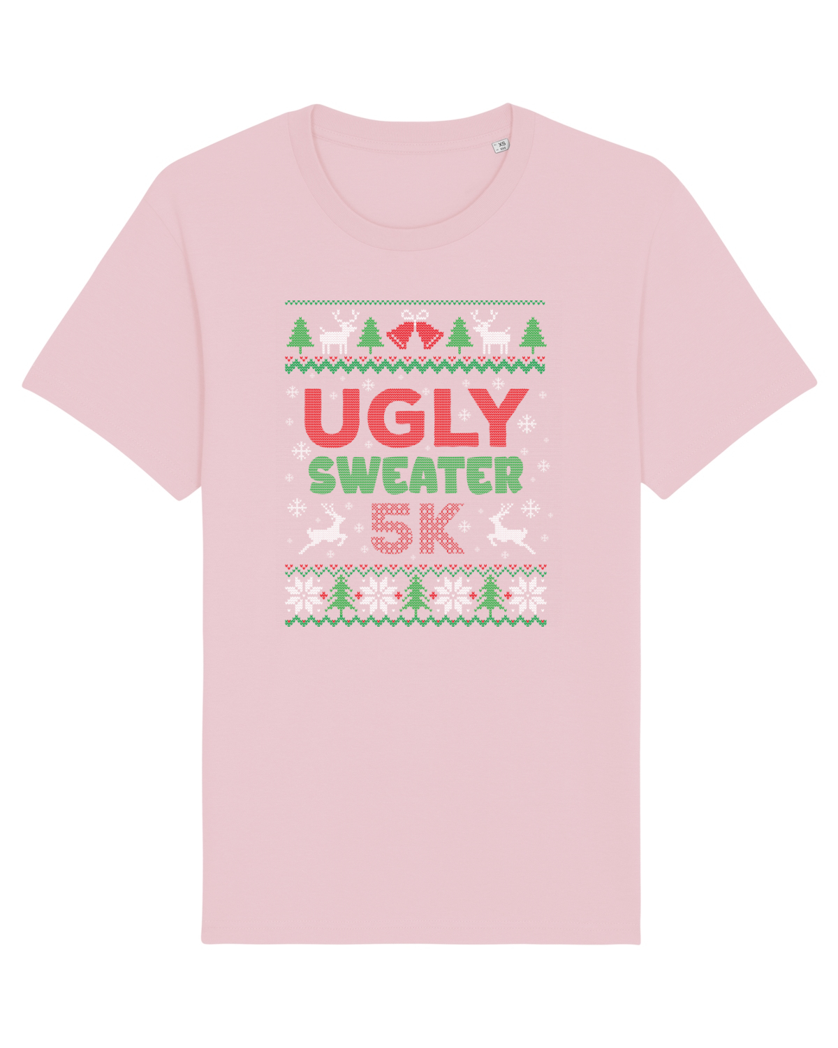 Tricou mânecă scurtă Unisex Rocker Cotton Pink