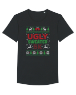 in stil ugly sweater - Ugly sweater 5k Tricou mânecă scurtă guler larg Bărbat Skater