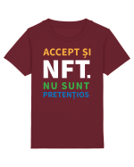 Accept si NFT Tricou mânecă scurtă  Copii Mini Creator
