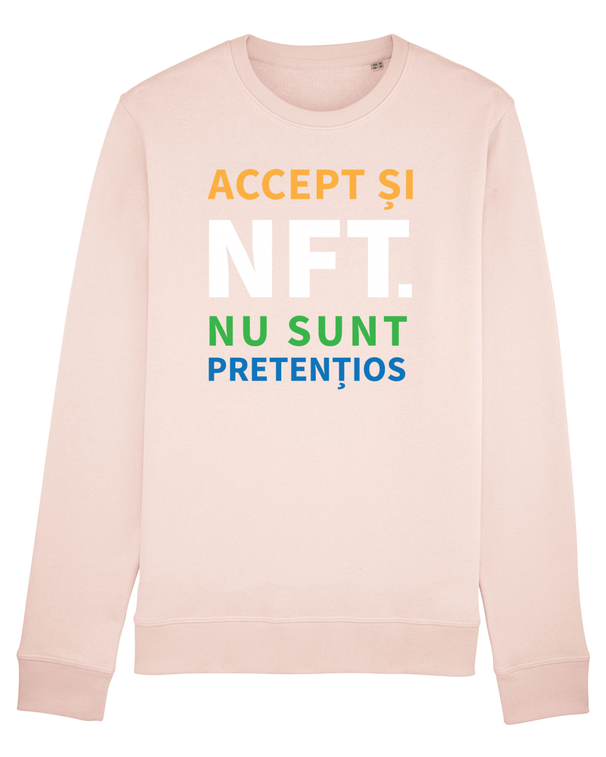Bluză mânecă lungă Unisex Rise Candy Pink