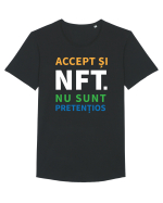 Accept si NFT Tricou mânecă scurtă guler larg Bărbat Skater