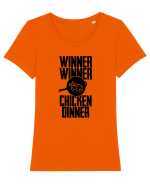 winner winner Tricou mânecă scurtă guler larg fitted Damă Expresser