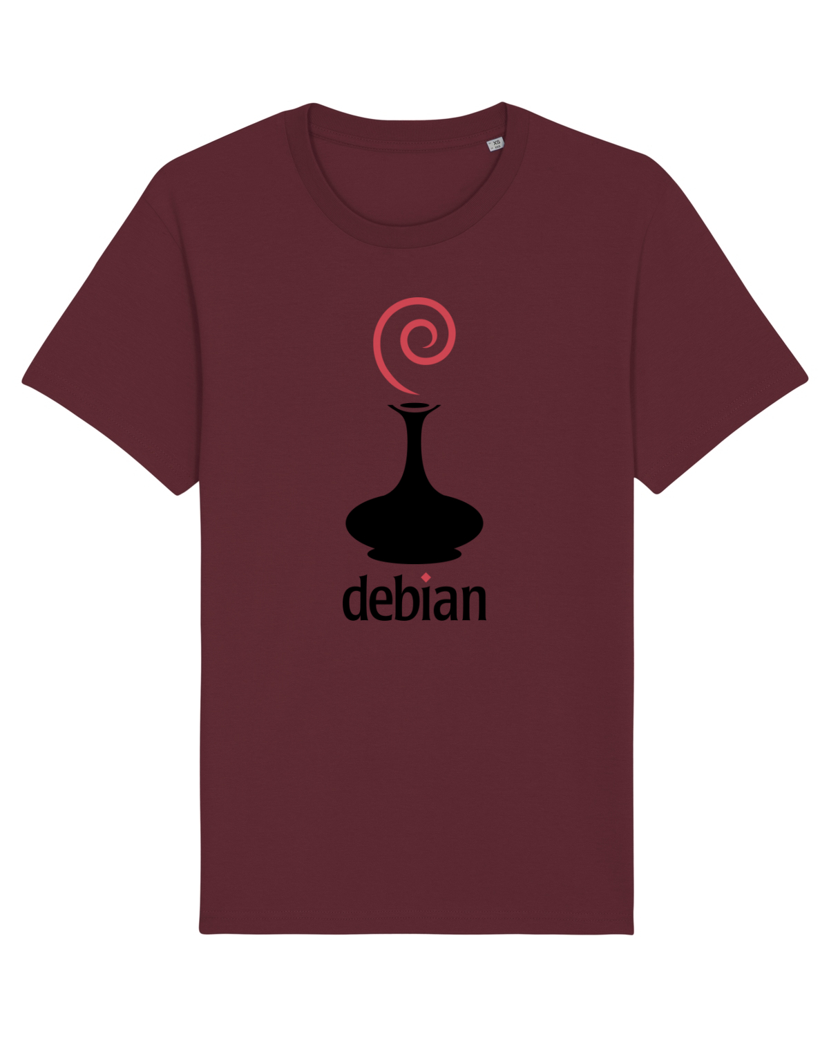 Tricou mânecă scurtă Unisex Rocker Burgundy