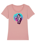 Wild thing Tricou mânecă scurtă guler larg fitted Damă Expresser