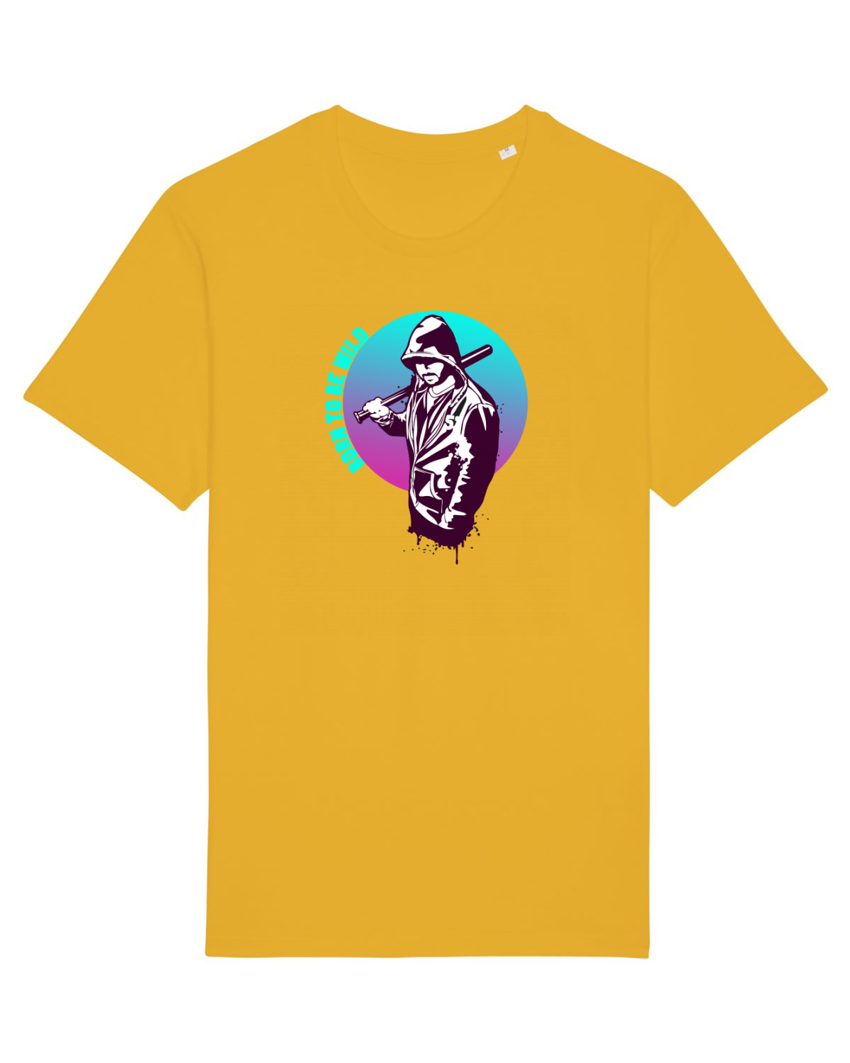 Tricou mânecă scurtă Unisex Rocker Spectra Yellow