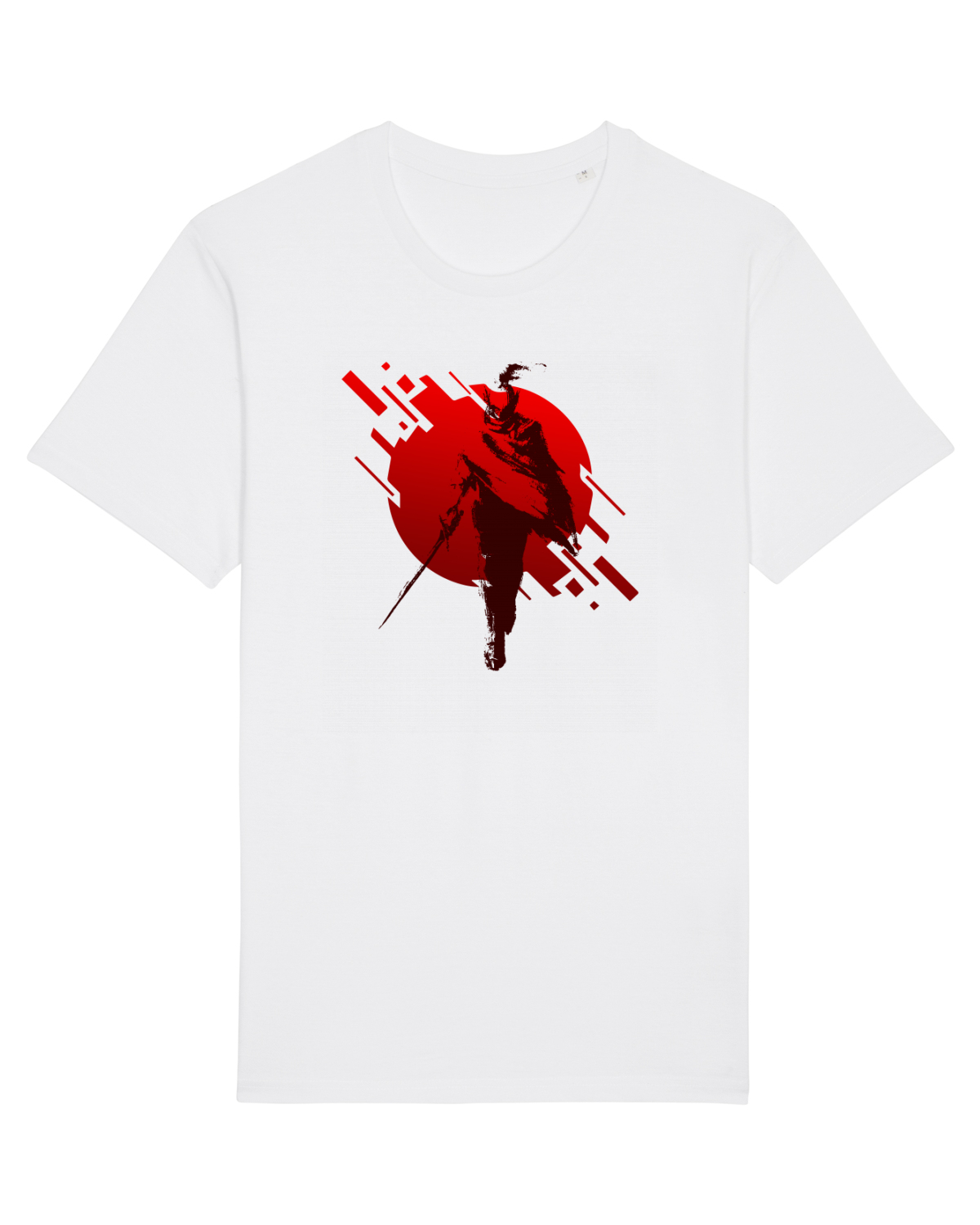 Tricou mânecă scurtă Unisex Rocker White