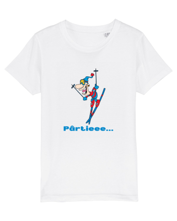 Pârtie... Schior începător! Feriți-vă! White