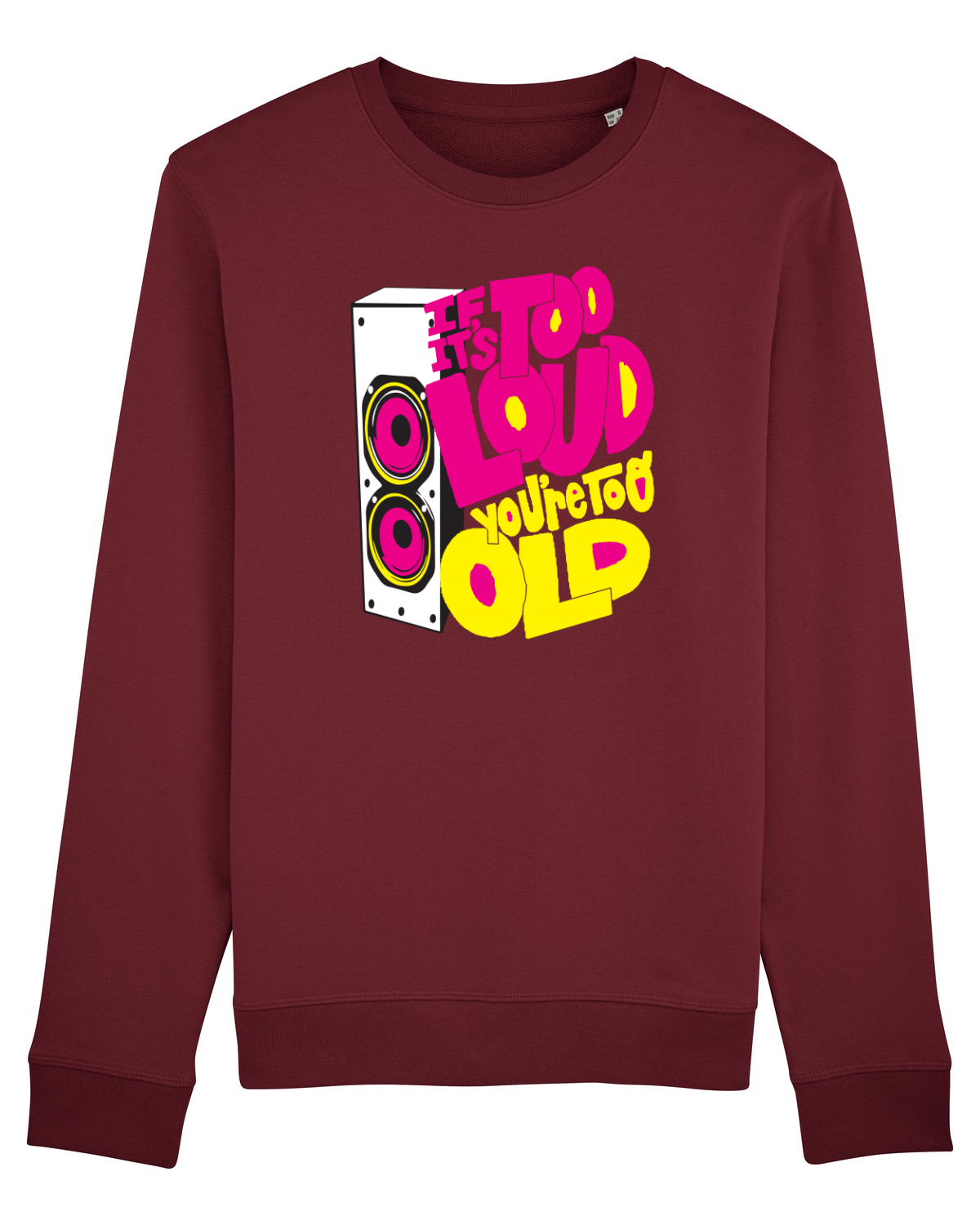 Bluză mânecă lungă Unisex Rise Burgundy