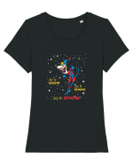 Let It Snow! Hai La Schi! Tricou mânecă scurtă guler larg fitted Damă Expresser