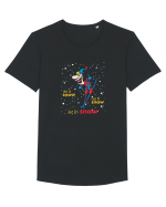 Let It Snow! Hai La Schi! Tricou mânecă scurtă guler larg Bărbat Skater