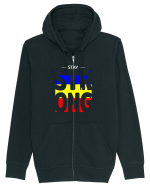 Stay strong romane Hanorac cu fermoar Unisex Connector
