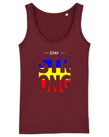 Stay strong romane Burgundy