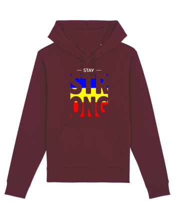 Stay strong romane Burgundy