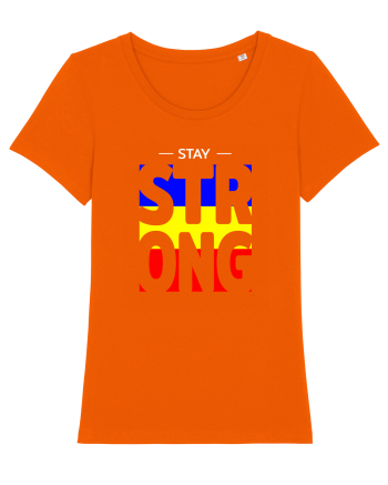 Stay strong romane Bright Orange