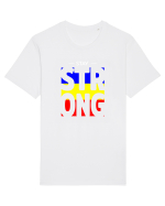 Stay strong romane Tricou mânecă scurtă Unisex Rocker