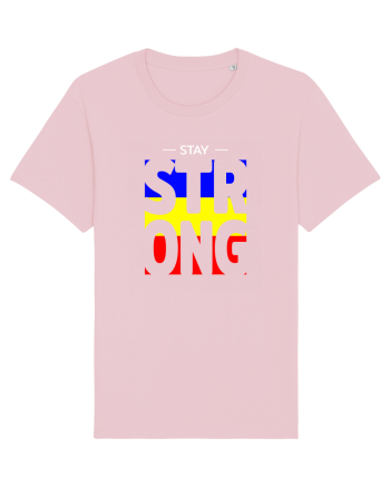 Stay strong romane Cotton Pink