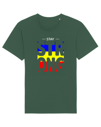 Stay strong romane Bottle Green