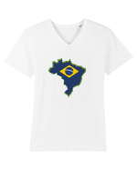 Brazlia  Tricou mânecă scurtă guler V Bărbat Presenter