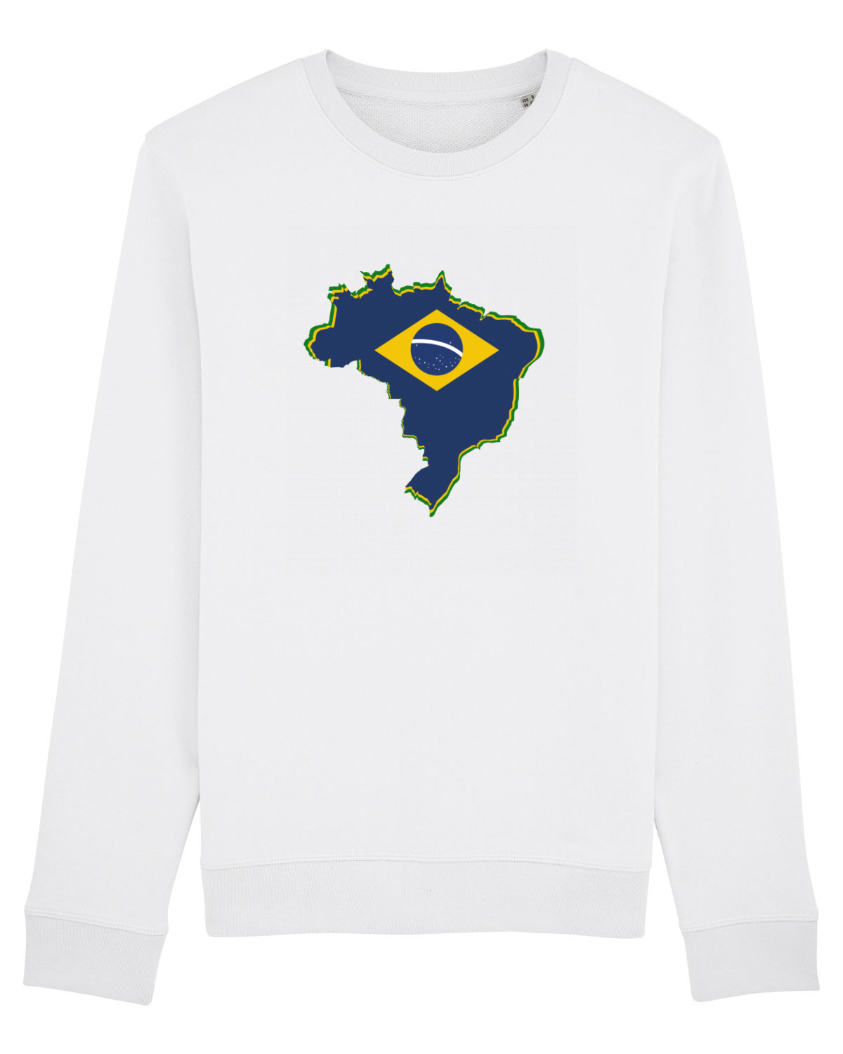 Bluză mânecă lungă Unisex Rise White