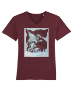 Ice Dragon  Tricou mânecă scurtă guler V Bărbat Presenter