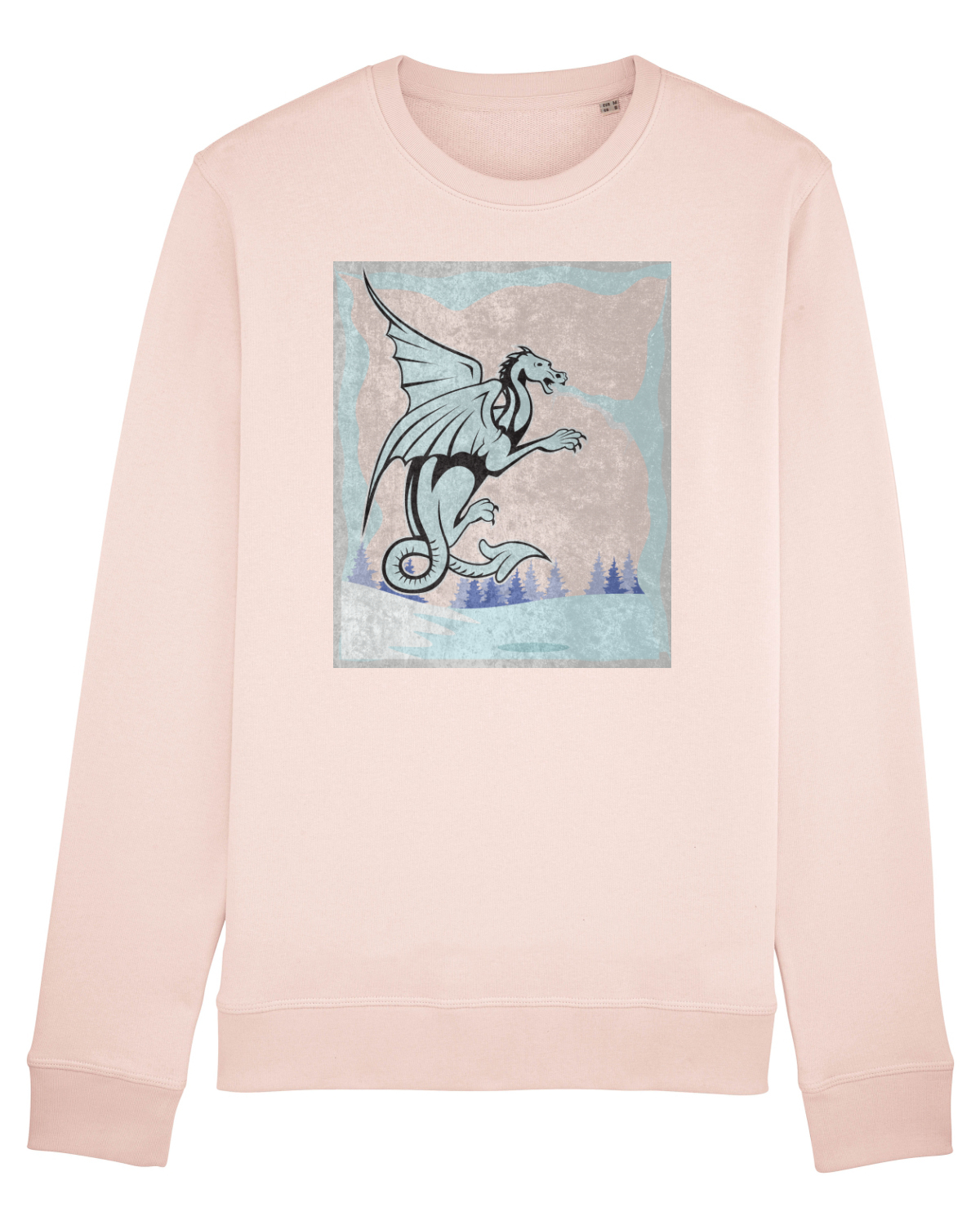 Bluză mânecă lungă Unisex Rise Candy Pink