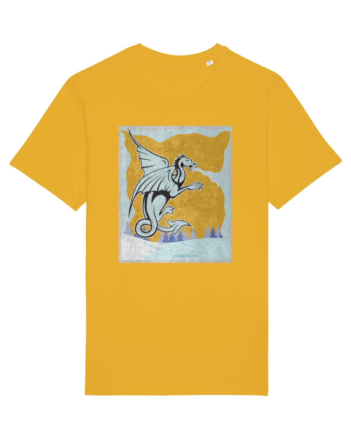 Tricou mânecă scurtă Unisex Rocker Spectra Yellow