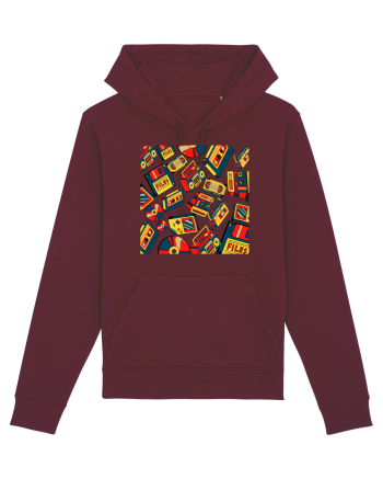 Retro Nostalgia Burgundy