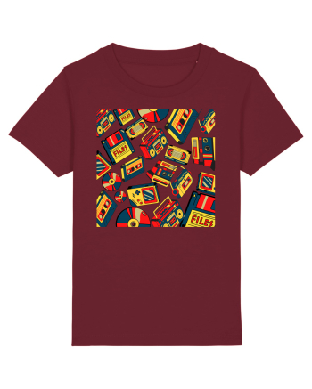 Retro Nostalgia Burgundy