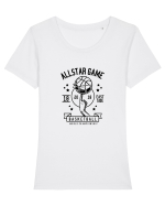 Allstar Basketball Black Tricou mânecă scurtă guler larg fitted Damă Expresser