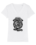 Astronaut DJ Black Tricou mânecă scurtă guler V Damă Evoker