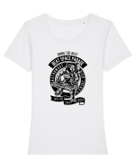 Astronaut DJ Black Tricou mânecă scurtă guler larg fitted Damă Expresser