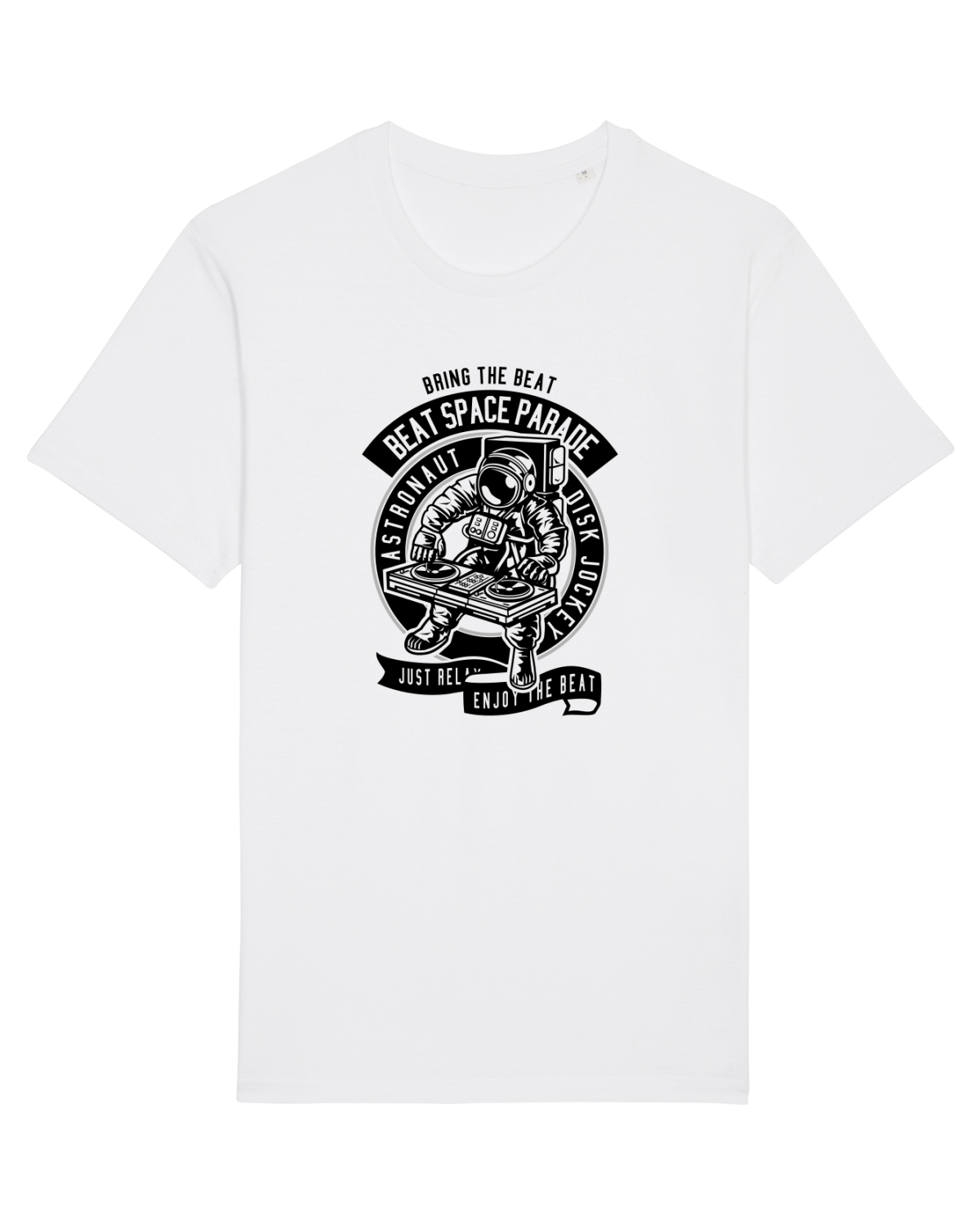 Tricou mânecă scurtă Unisex Rocker White
