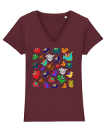 Baby Dragons Tricou mânecă scurtă guler V Damă Evoker