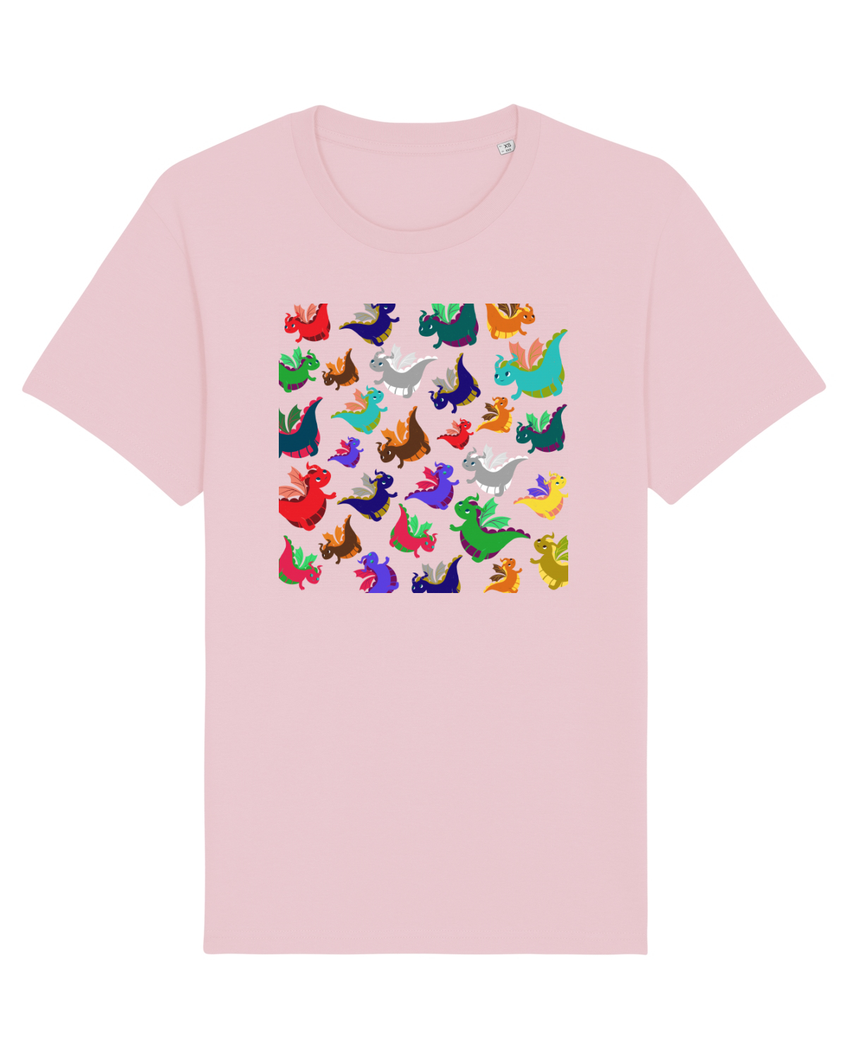 Tricou mânecă scurtă Unisex Rocker Cotton Pink